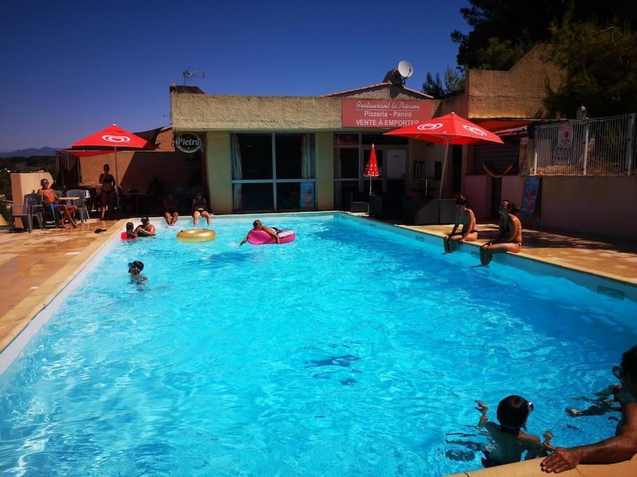 Porticcio : magnifique T2 piscine vue mer Grosseto-Prugna Esterno foto